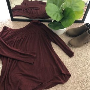 Lucky Brand Maroon Top